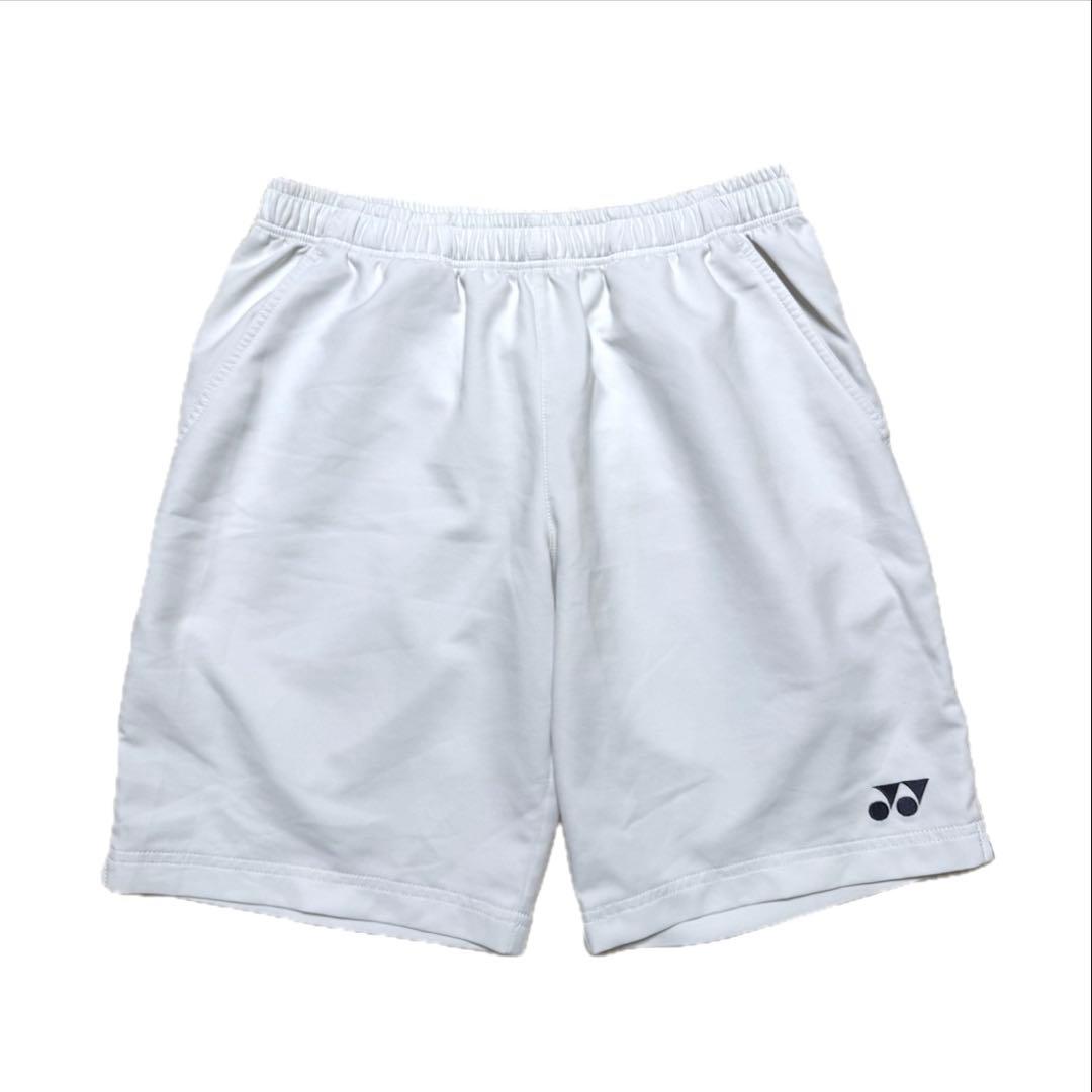 美品✨ YONEX ヨネックス ハーフパンツ 白 M バドミントン 練習着