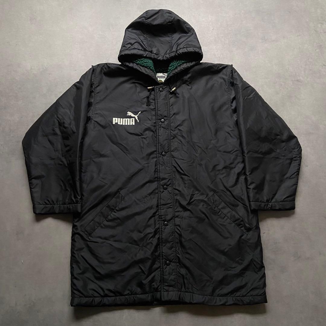 芝*猫様 80s PUMA ヒットユニオン ベンチコート ボア ロングコート A