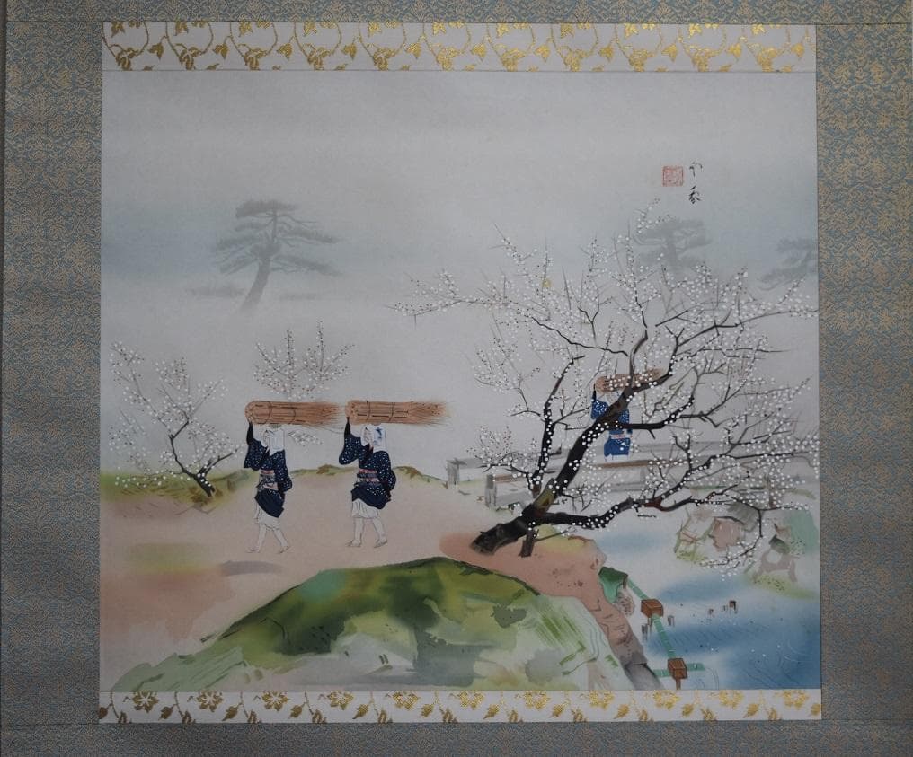 コロナ制圧祈願還元キャンペーン・生誕125年・堂本印象 絹本彩色筆