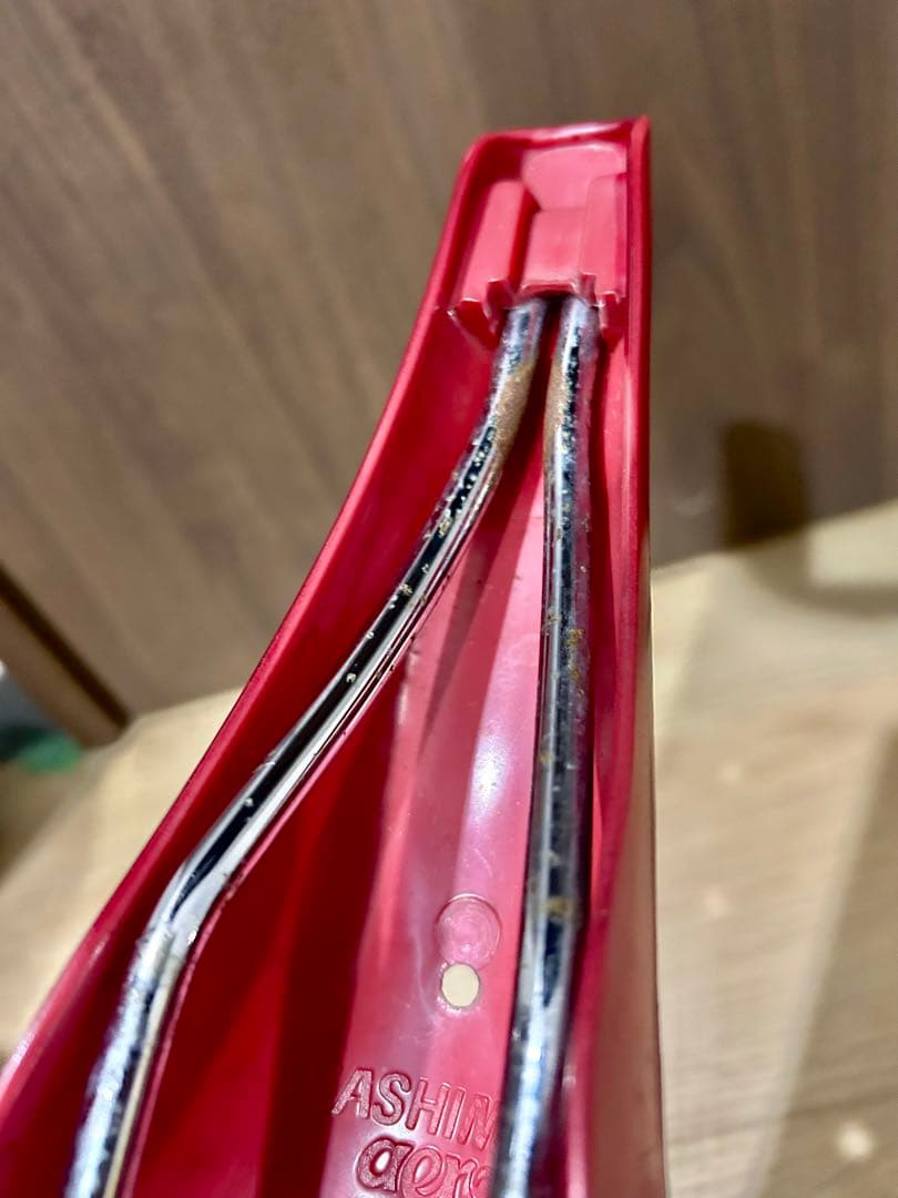 ◇KASHIMAX サドル日本製高級感ある◇ワインレッド/バーガンディ重量257