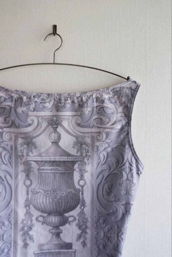 ウノア Palais unoa white stone レオタード L Marble stone】Sleeve design - Balletwear brand unoa