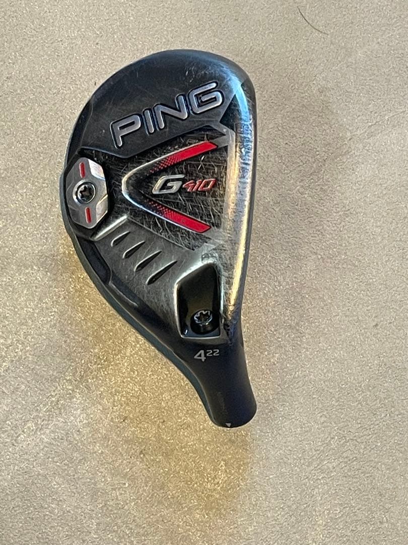 PING G410 ユーティリティ22度4H ※ヘッドのみ（ヘッドカバー付き）