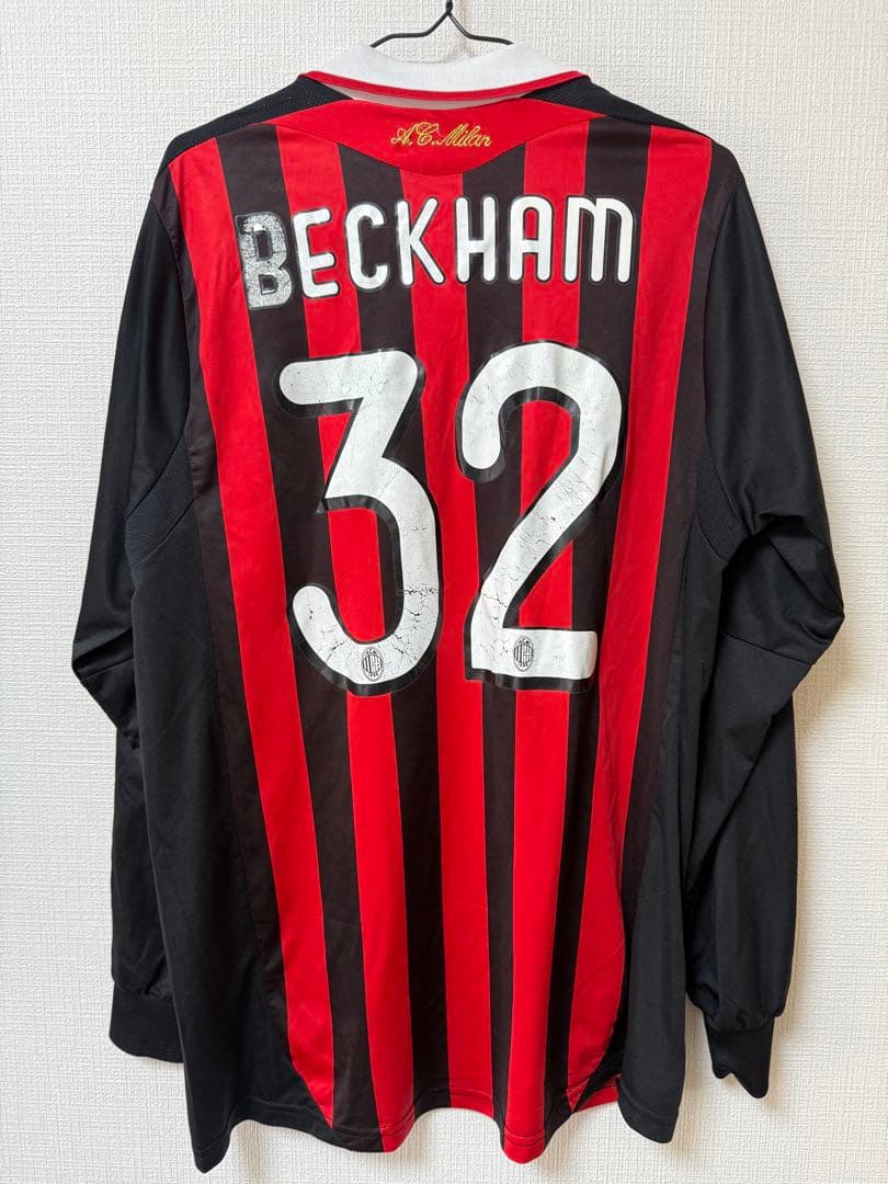 ACミラン BECKHAM 32 長袖ゲームシャツ