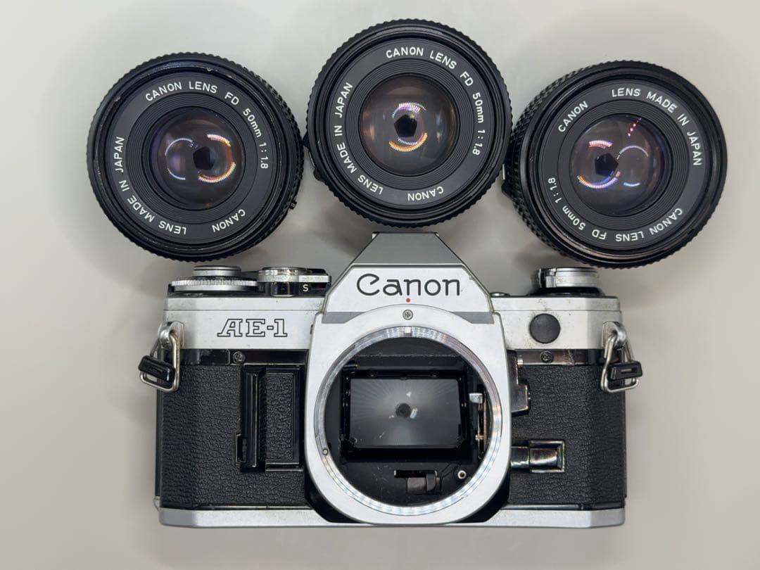 ジャンク】 Canon AE-1 / New FD 50mm f1.8