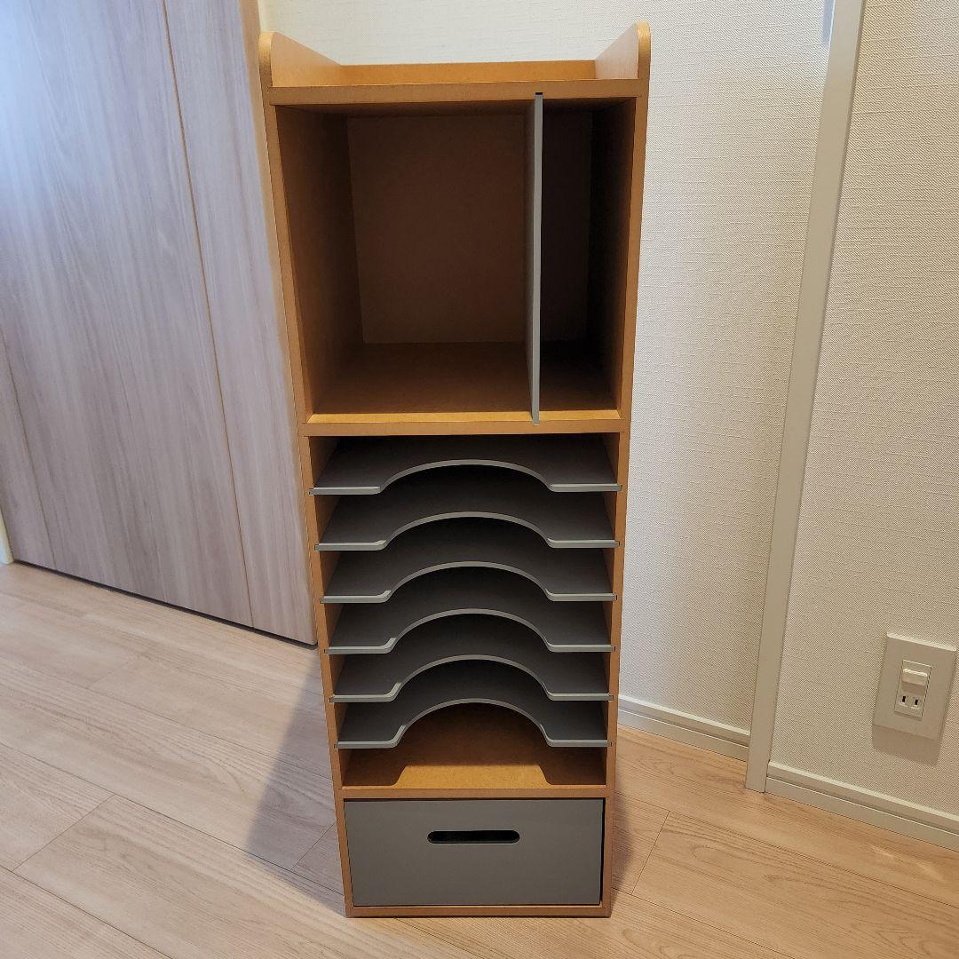 【美品】自分で収納ラック ランドセルラック ベルメゾン グレー Cタイプ 自分で収納ラック（ランドセルラック）｜通販のベルメゾンネット