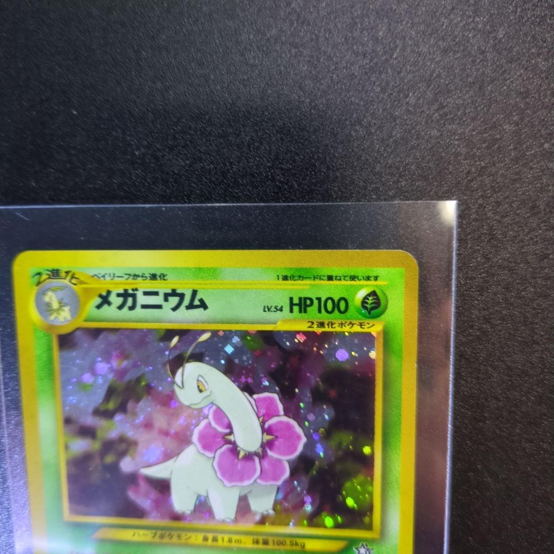 美品ポケモンカード 旧裏 メガニウム プレミアムファイルネオ - メルカリ