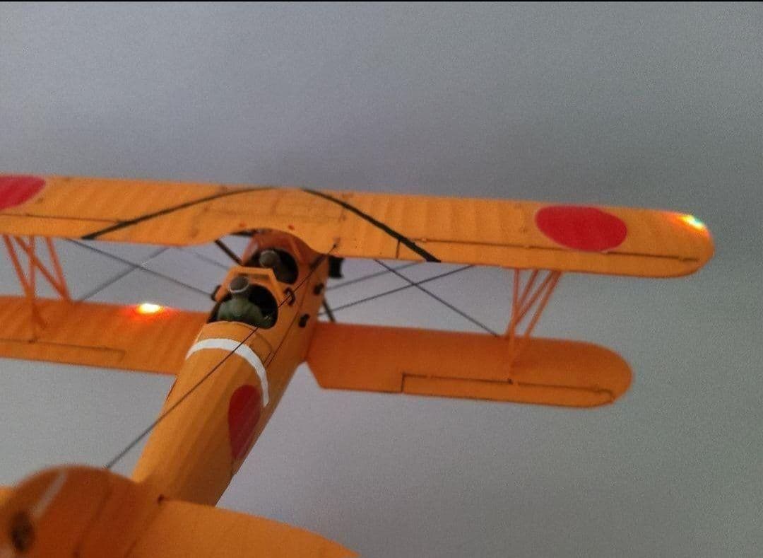 tomoya様専用 九五式中間練習機(赤とんぼ) リアルモーターライズ完成品