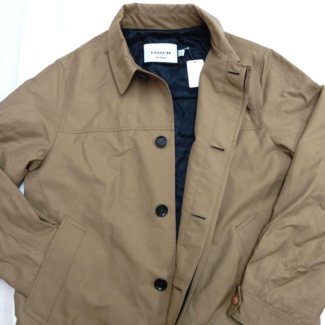 美品COACH ステンカラーコートLサイズ