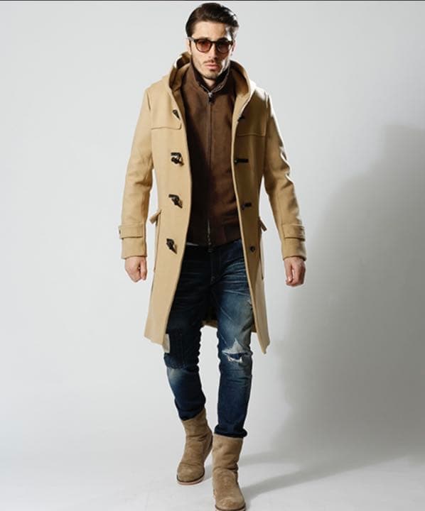 wjk ダッフルコートキャメルL junhashimoto akm