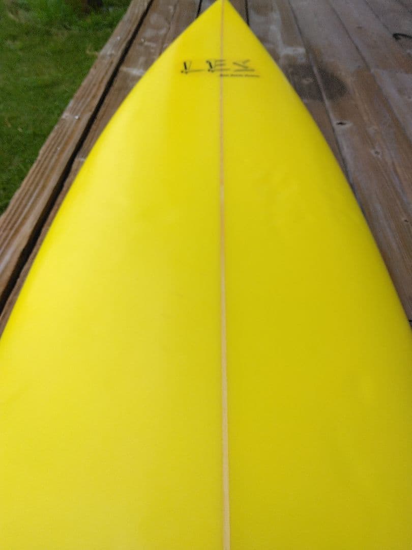 LES サーフボード 黄色 210cm x 56cm x 7.6cm