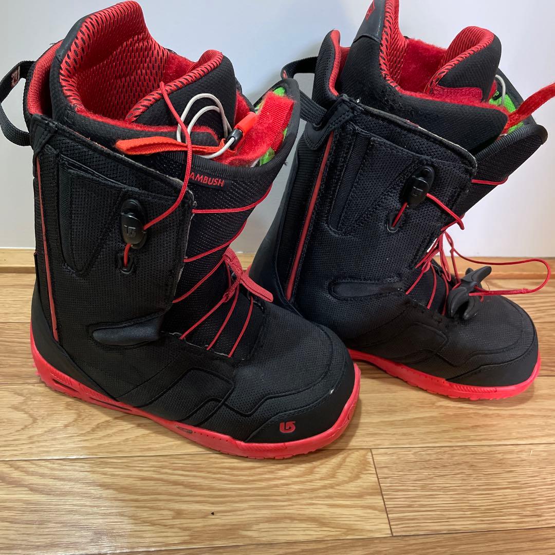 BURTONスノーボードブーツ imPRINT3. ブラック/レッド - メルカリ