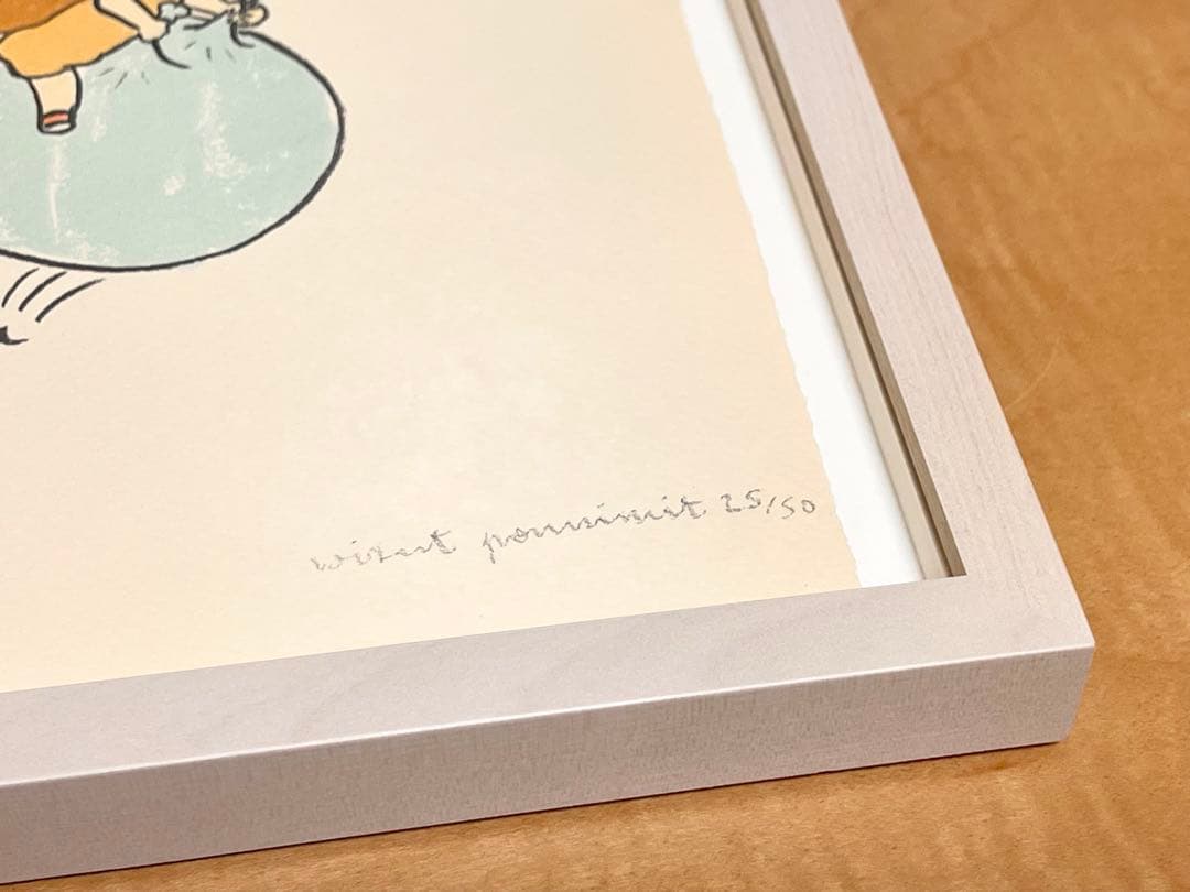 ウィスット・ポンニミット マムアンちゃん 額装 リトグラフ - メルカリ