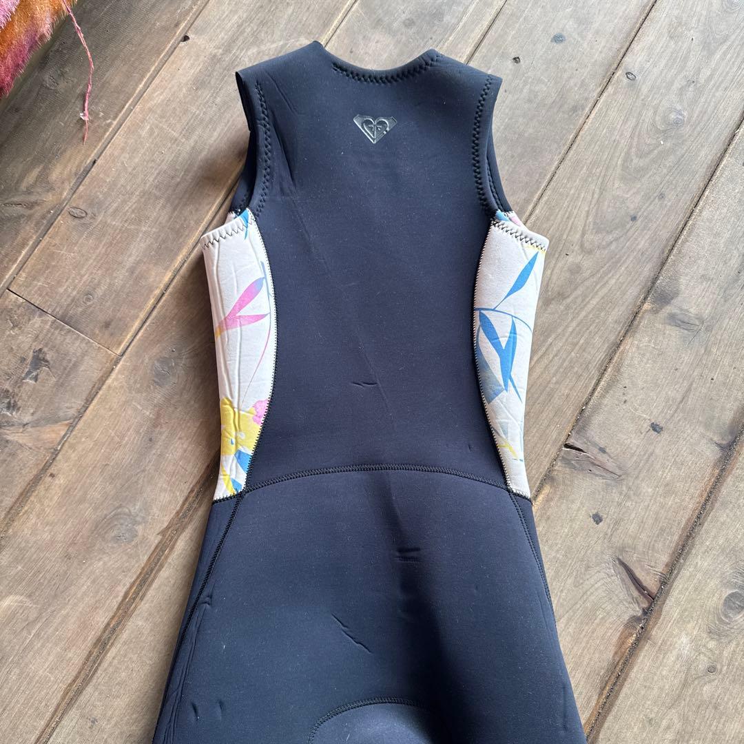 ROXY ロングジョン ウェットスーツ ブラック/マルチカラー オーダーM