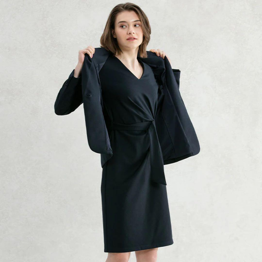 完売・近年モデル ケイミー 洗える ダブルジャージー Vネックデイリー