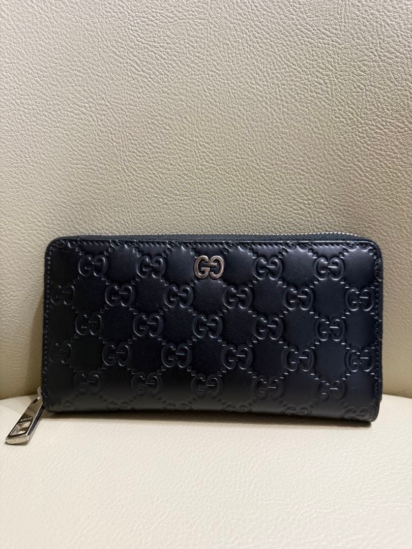 GUCCI GGパターン 長財布 ブラック