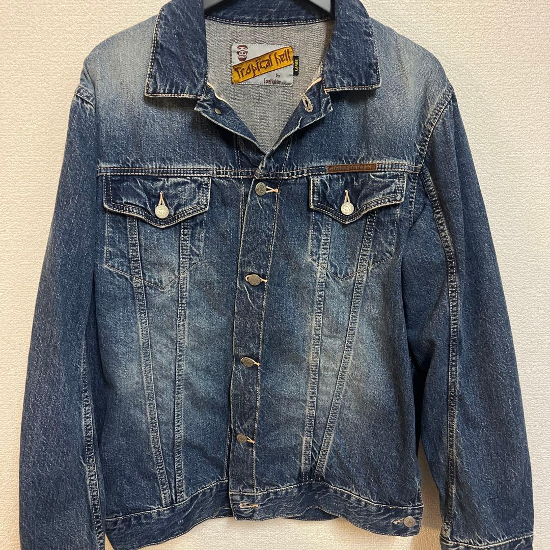 COREFIGHTER コアファイター デニムジャケット LARGE【美品】 - メルカリ