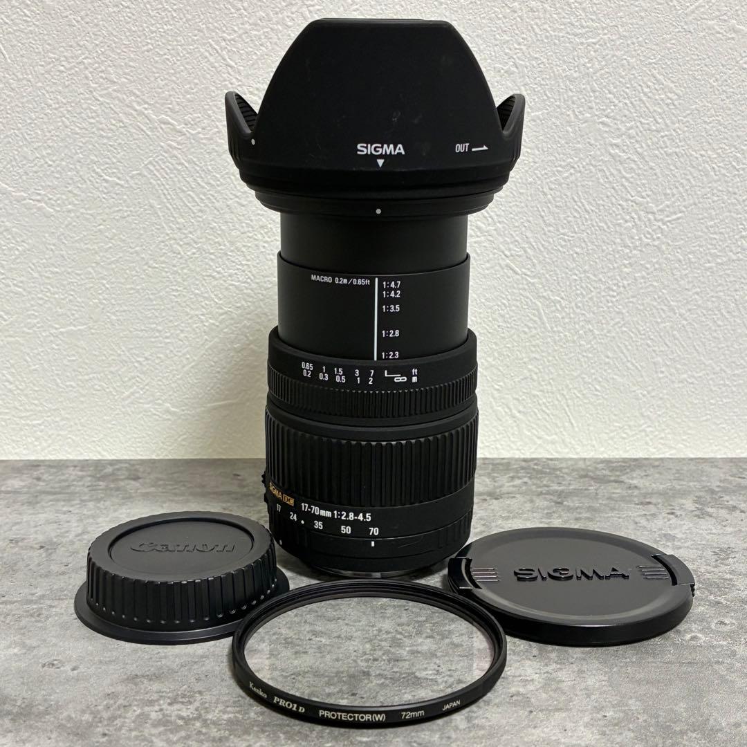 ⭐️美品⭐️シグマ SIGMA 17-70mm F2.8-4.5 DC キャノン用