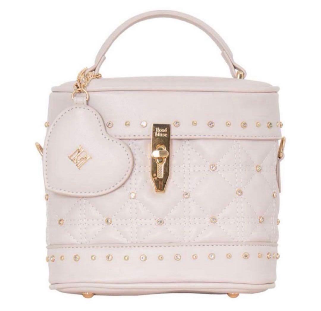 Rose Muse ロゼミューズ Vanity bag バニティバッグ ピンク - メルカリ