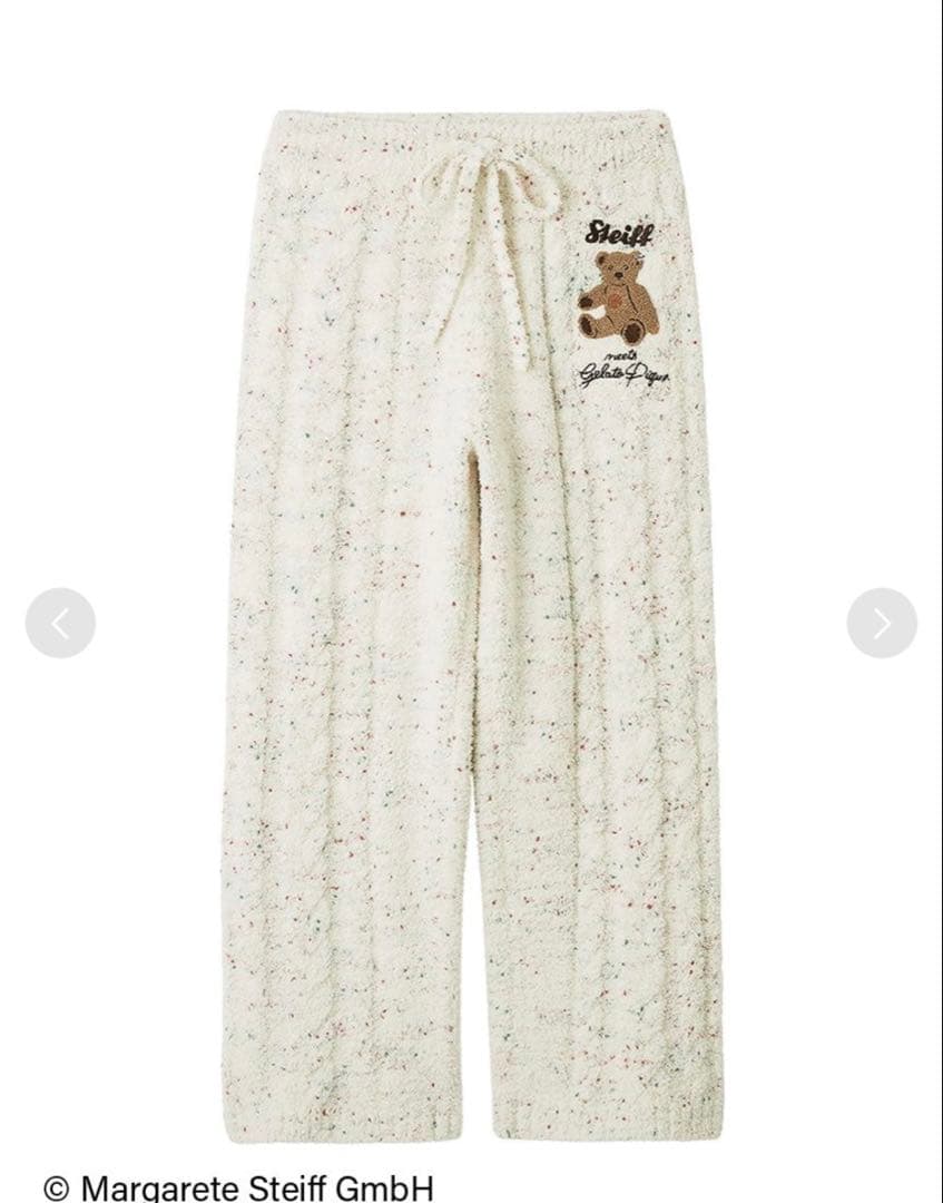 ジェラートピケ【シュタイフ】プルオーバー+ロングパンツセット【CRM