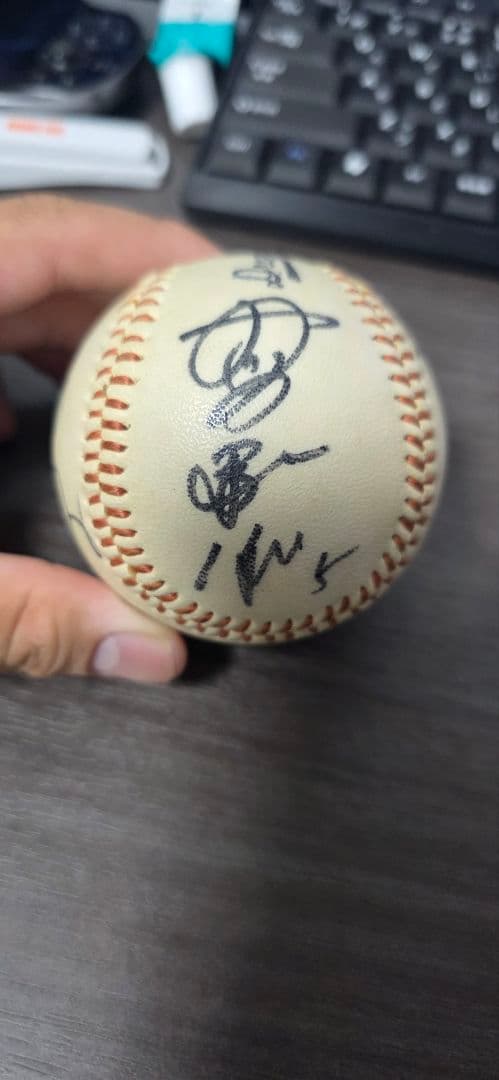 中日ドラゴンズ サインボール 大島康徳 高木守道 谷沢健一