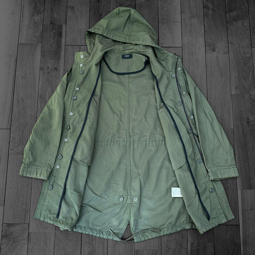 DIESEL 3way モッズコート カーキ y2k archive 00s
