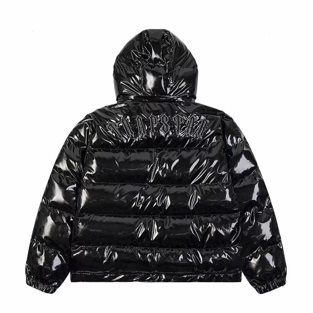 モンクレール ダウンジャケット MONCLER 光沢ブラック モンクレール