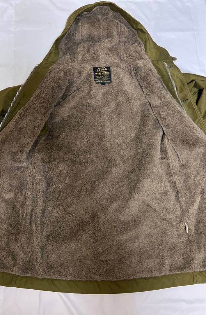 IRON HEART ロングコート 日本製 アルパカ ミリタリーモッズ XL 日本製