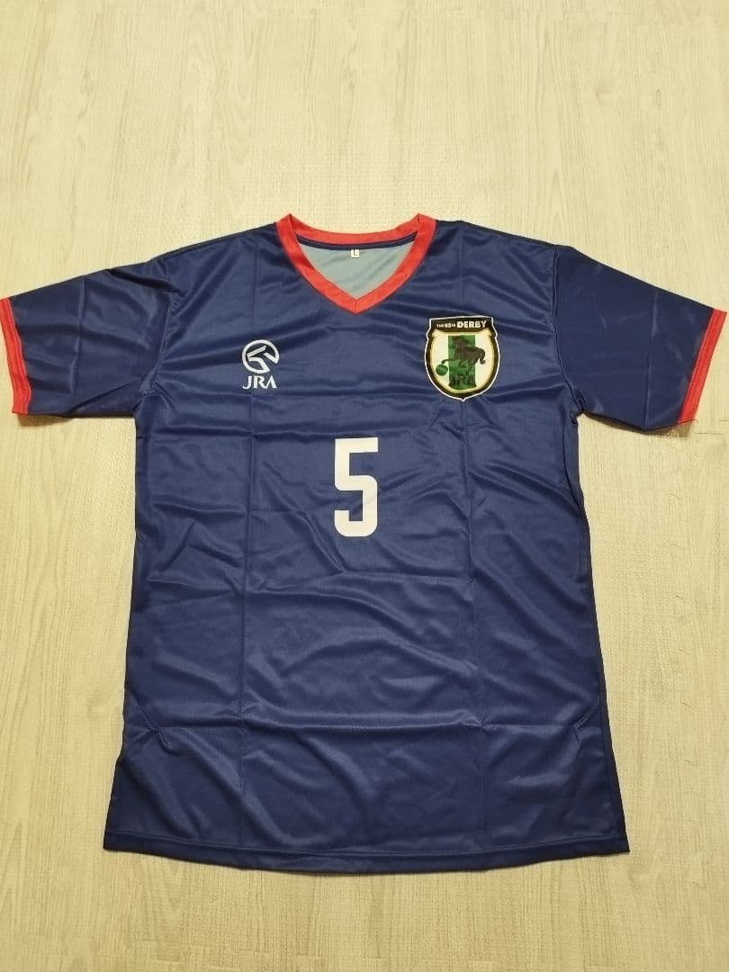 日本ダービー馬オルフェーヴル 優勝時の馬番5番 サッカー日本代表ユニ風