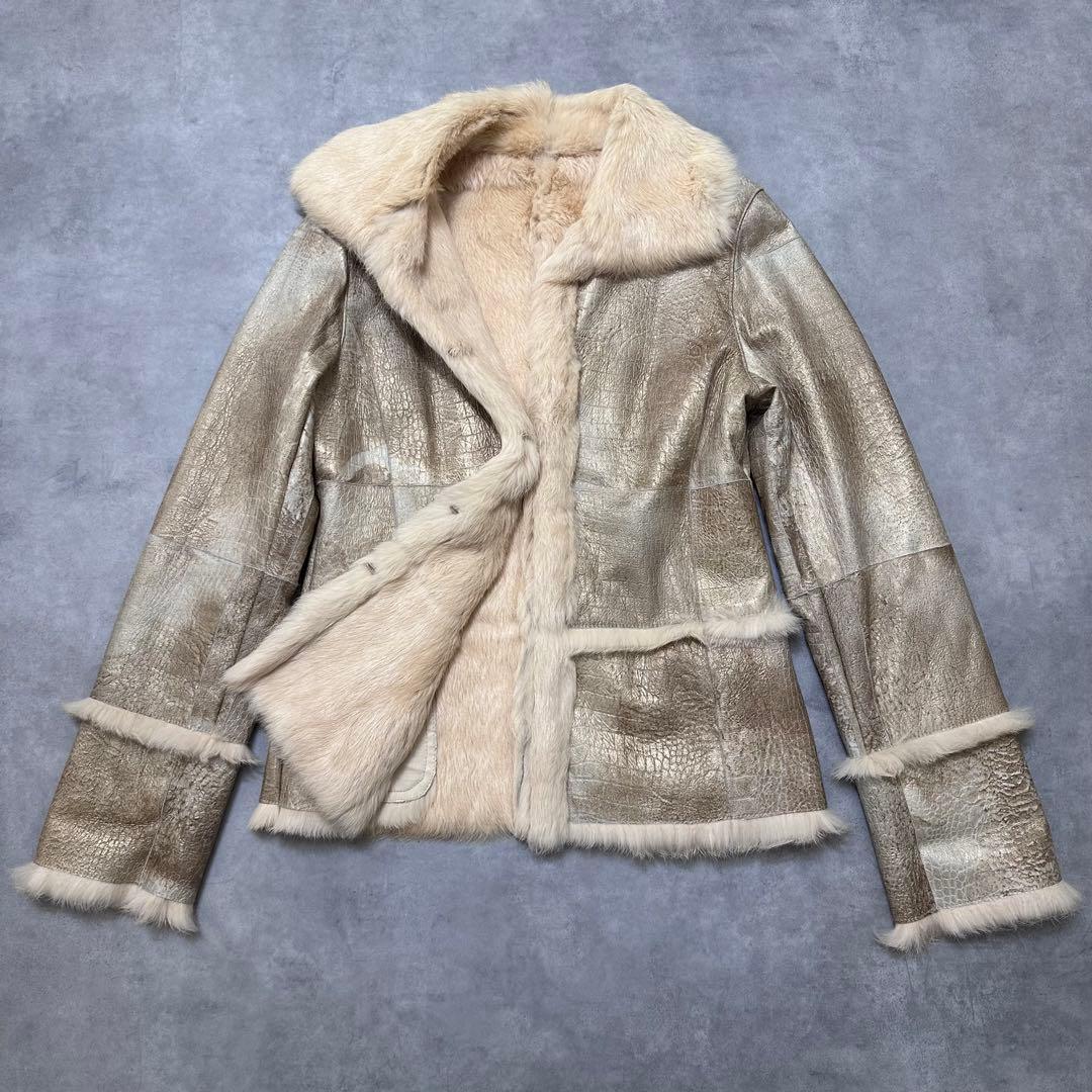 フェアリーグランジ y2k リアル ファーコート 平成ギャル レトロ