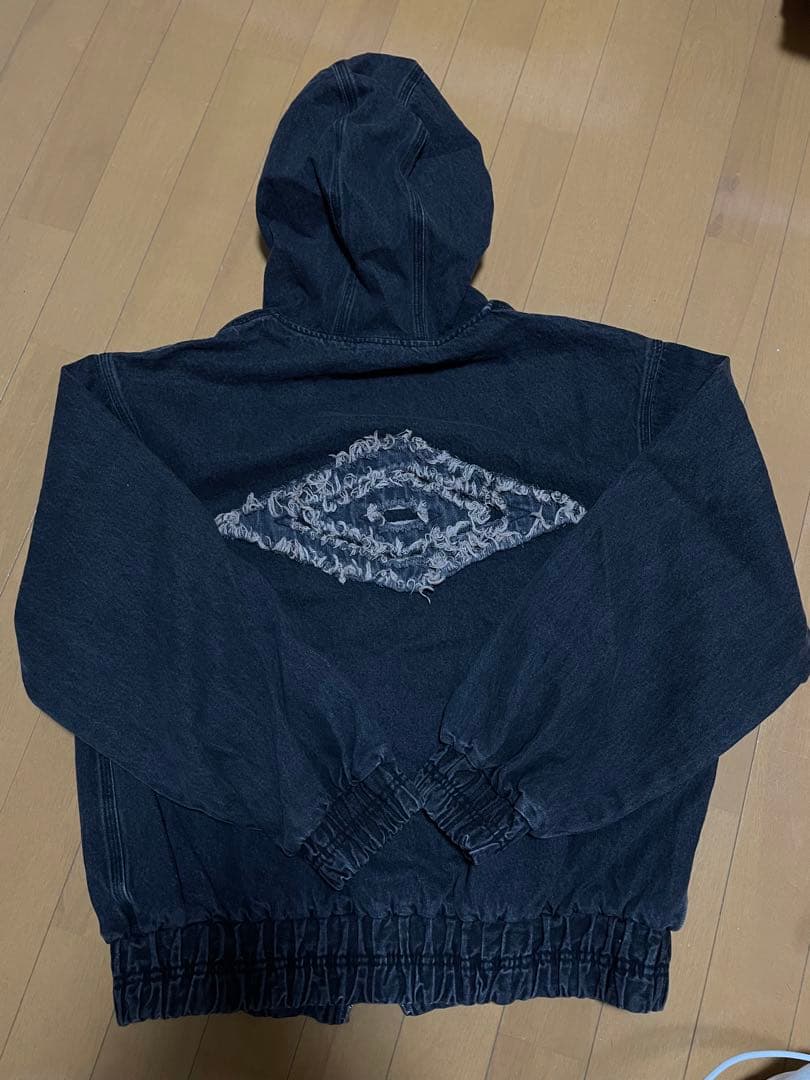 9090 × umbro Denim Zip Hoodie - メルカリ