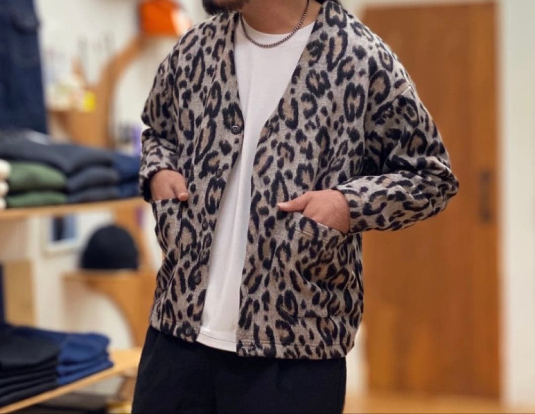 nasngwam レオパードカーディガン ナスングワム
