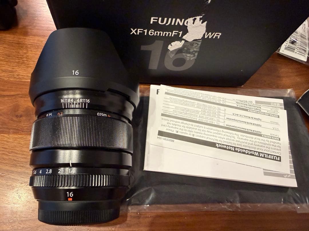 Fujinon XF16mmF1.4 R WR レンズ Amazon.com : Fujifilm Fujinon Lens XF 16mm F1.4 R WR, Black