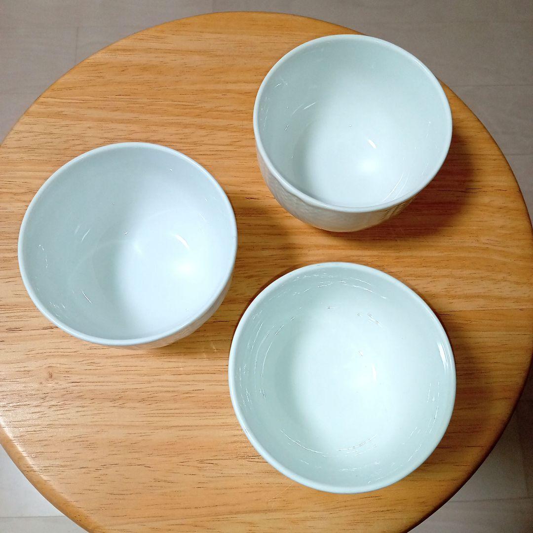 未使用品】リチャード・ジノリ〈ベッキオホワイト〉3客セット／湯呑み