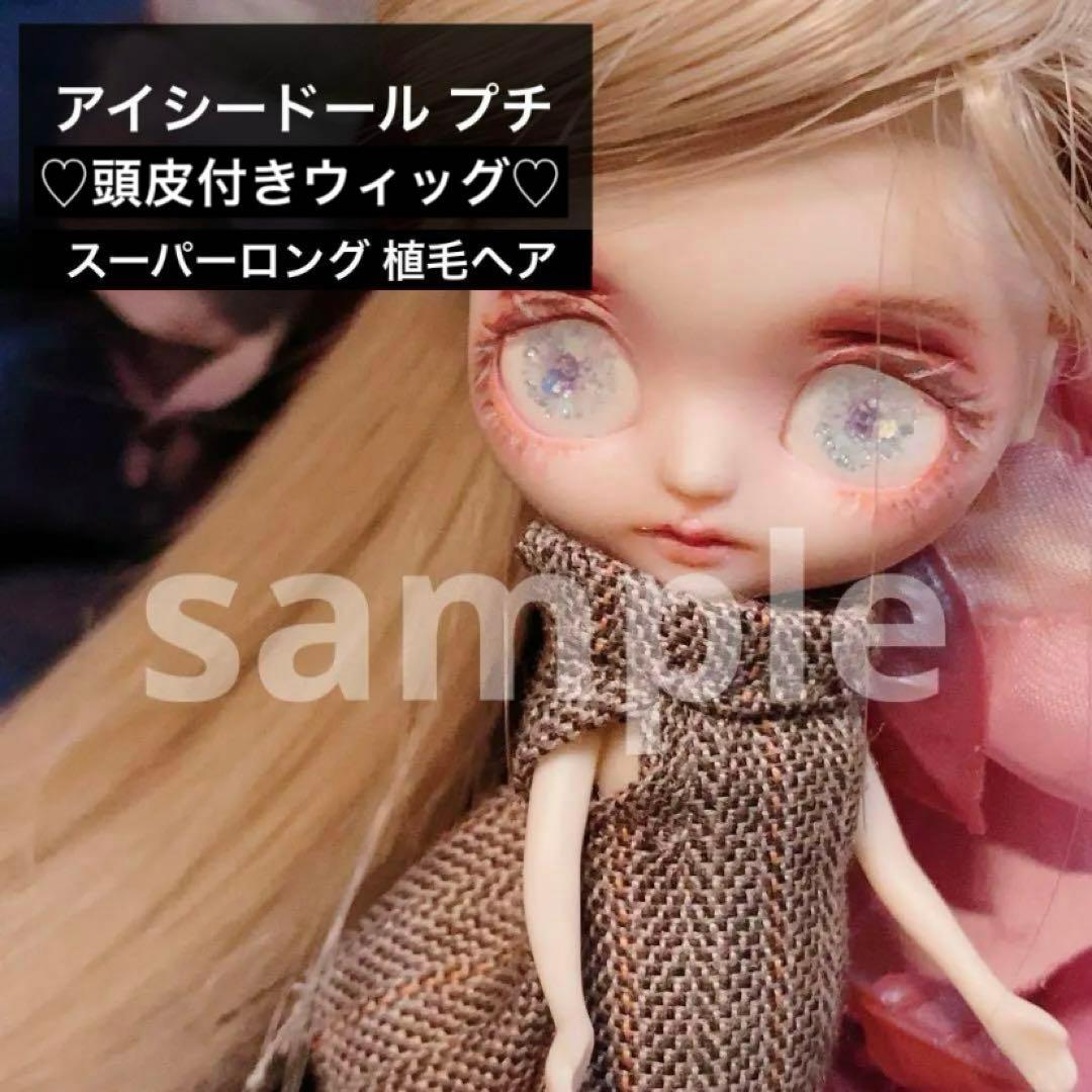 植毛ウィッグ 耐熱性 アイシードール プチサイズ - メルカリ