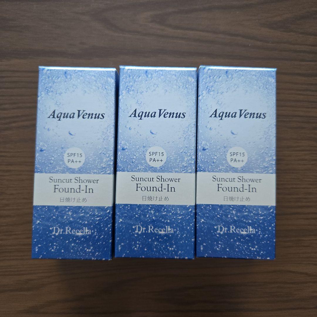 Dr.Recell サンシャインシャワー ファンデイン（ベージュ）３個セット AQUA VENUS サンカットシャワー ファンデイン ベージュ 40ml | COCO