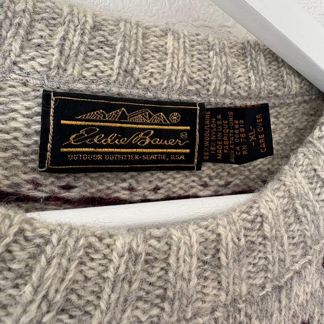 USA製 80s XL Eddie Bauer エディバウアー バーズアイ - メルカリ