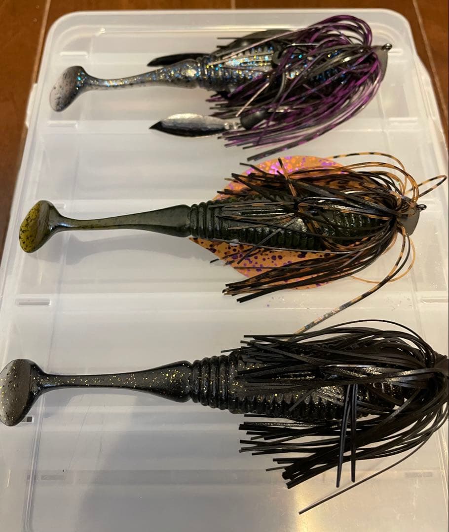 PDチョッパー&アンモナイトシャッド + ボーンラトラー 6セット+