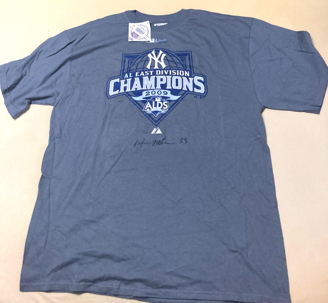 松井秀喜'09ワールドシリーズMVPは地区優勝が始まり！直筆サイン入り