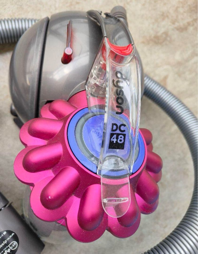 Dyson Dyson DC48 掃除機 本体 グレー・ピンク