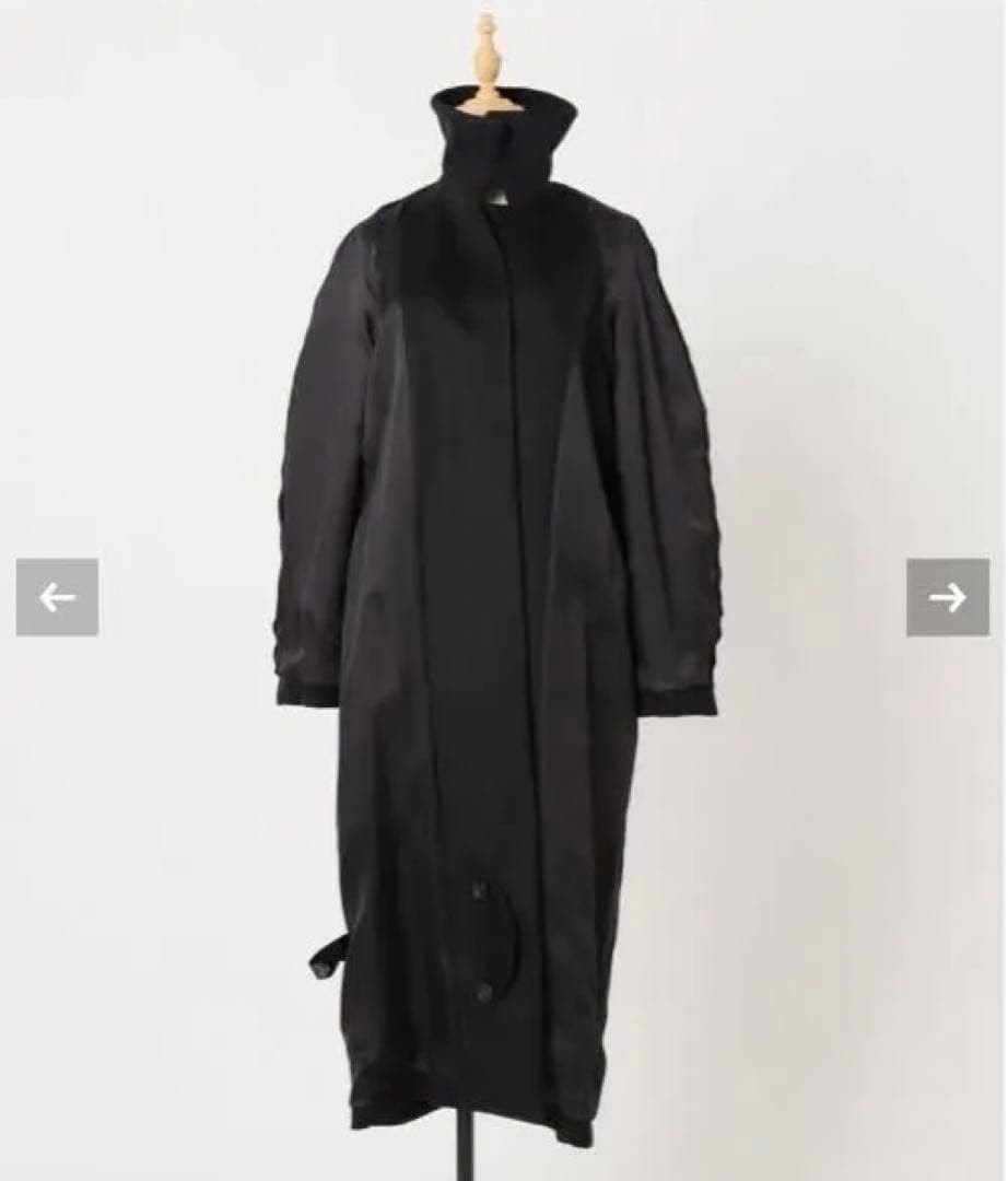 新品 Plage R'IAM リラックストレンチ コート 黒 ベルト付き 38 - メルカリ