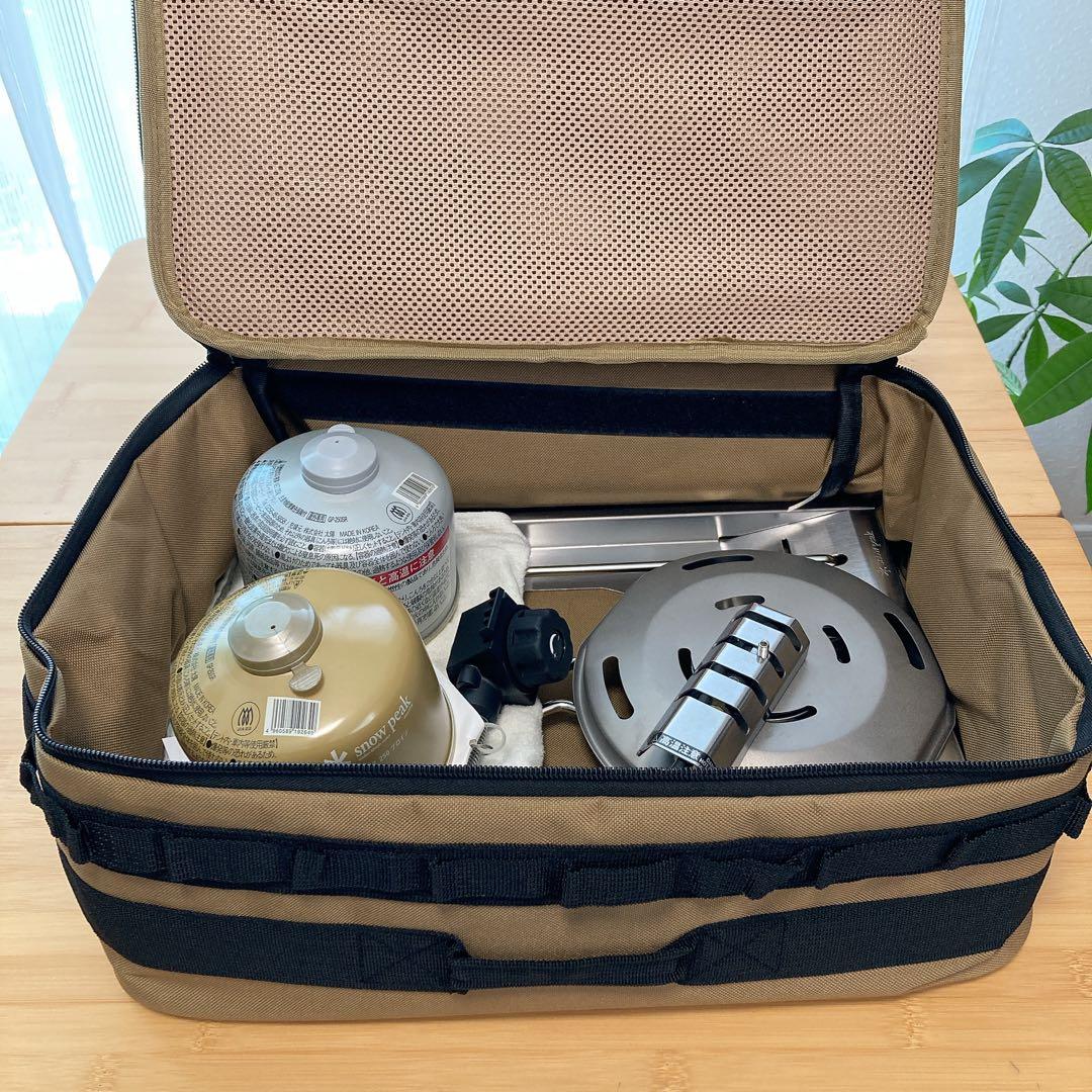 黒1個 収納ケース フラットバーナー スノーピークワンユニット GS450R