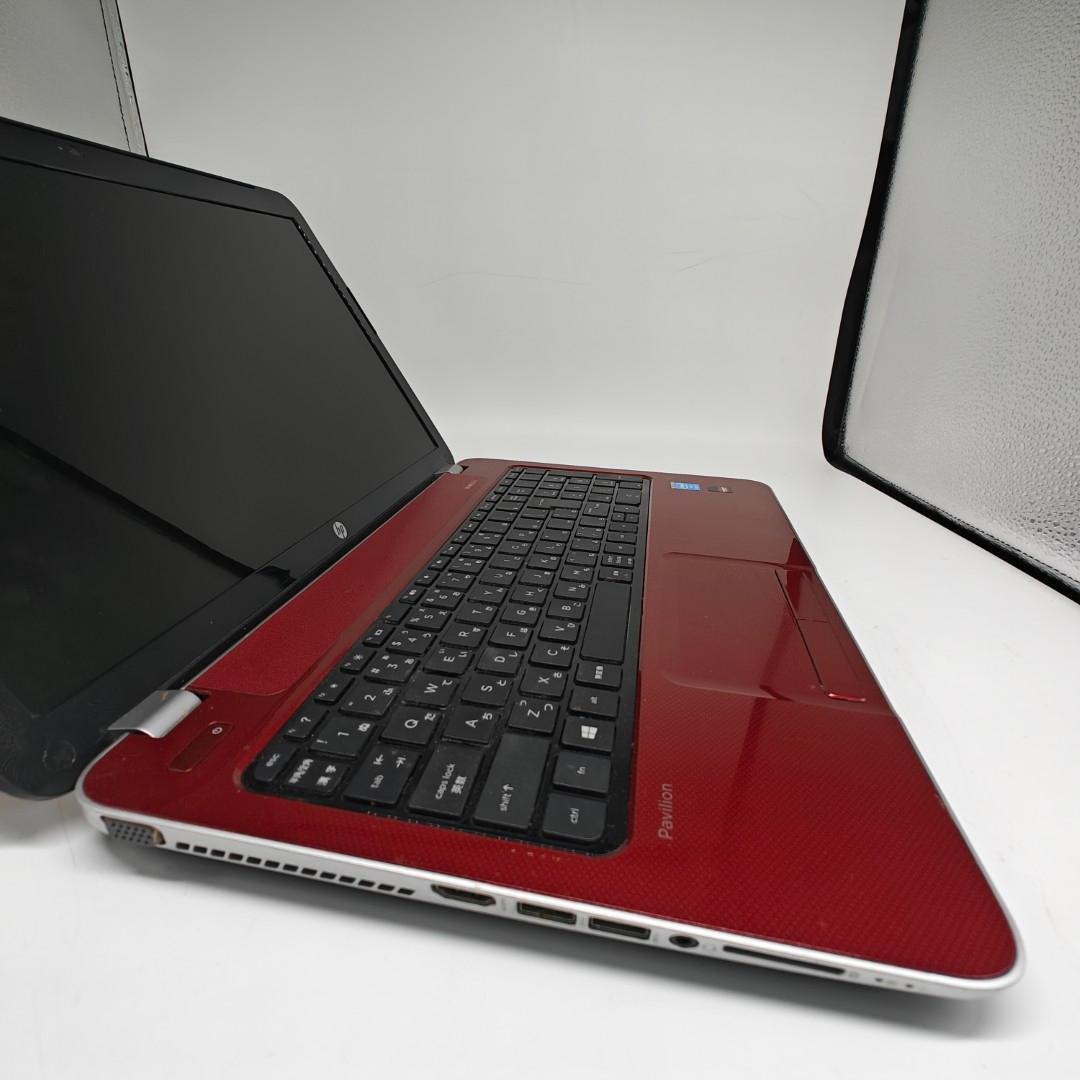 HP】高速i7 SSD256GB 8GB グラボ搭載 レッド ノートPC