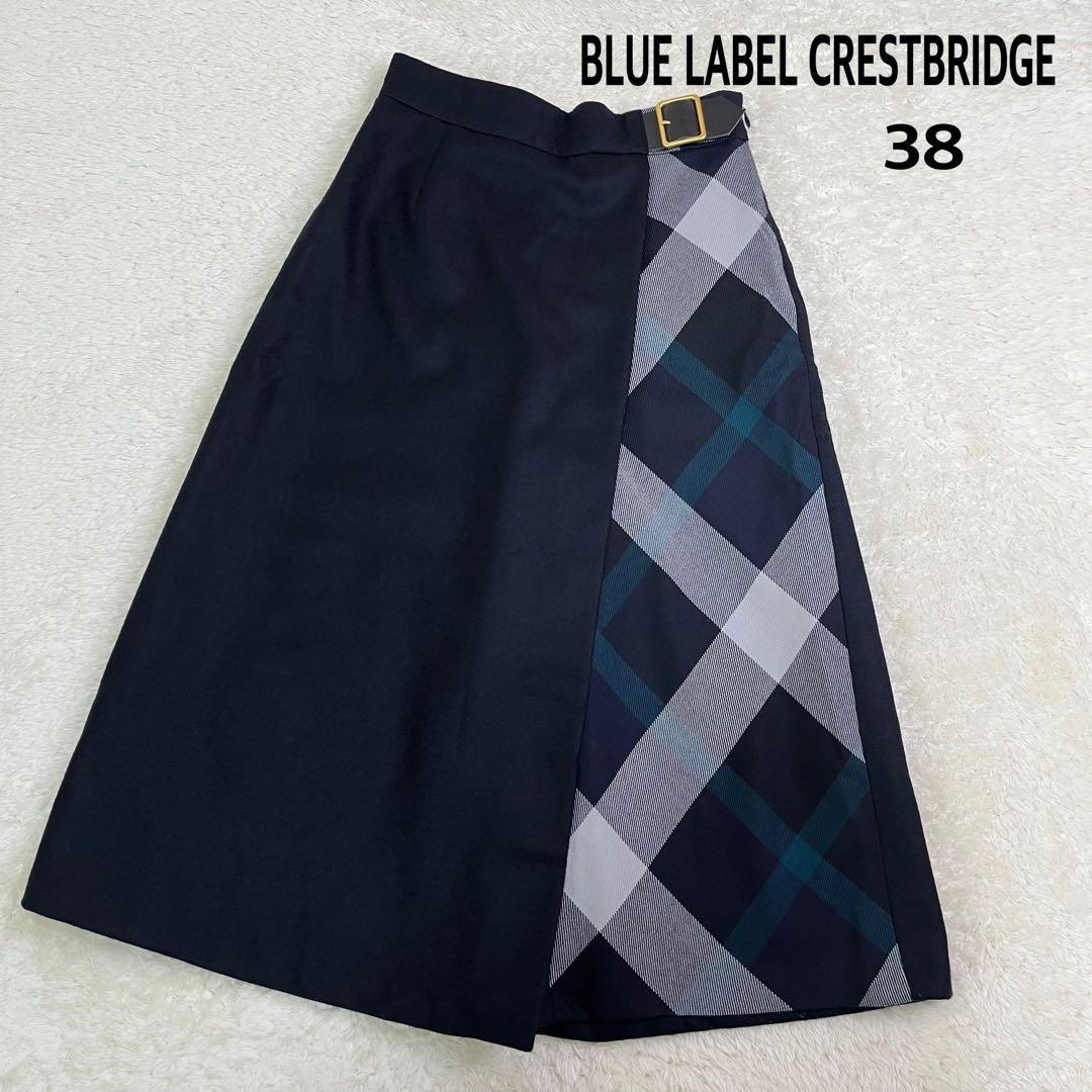 ブルーレーベルクレストブリッジボタニーサージガウチョパンツウール38サイズ BLUE LABEL CRESTBRIDGE（ブルーレーベルクレストブリッジ）の