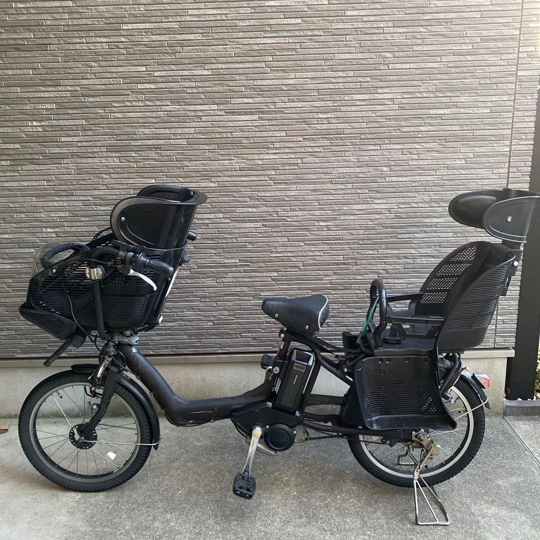 電動アシスト自転車 チャイルドシート2つ付き　手渡し 国内初！押し歩き機能搭載の幼児2人同乗用電動アシスト自転車を発売