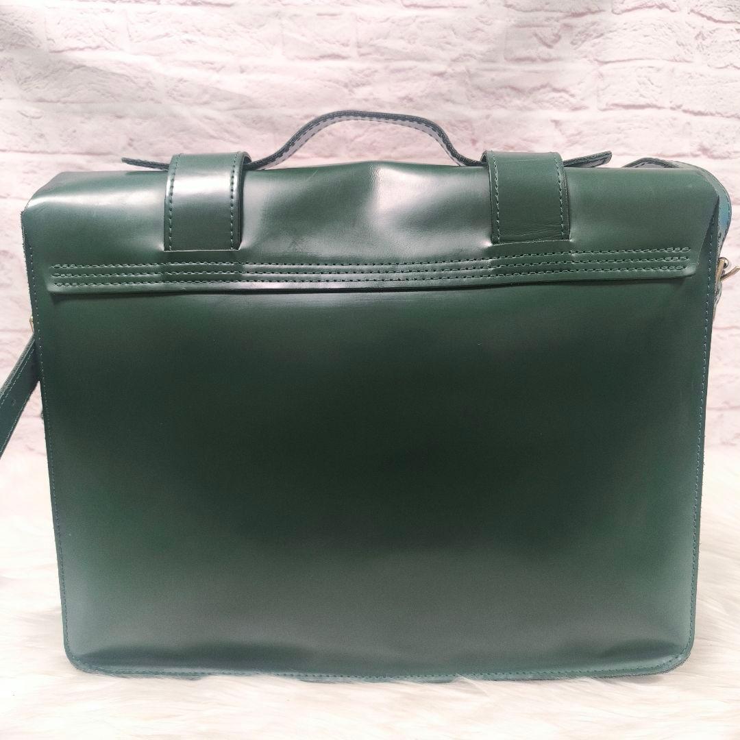 虚々様】ドクターマーチン サッチェルバッグ 15インチ グリーン