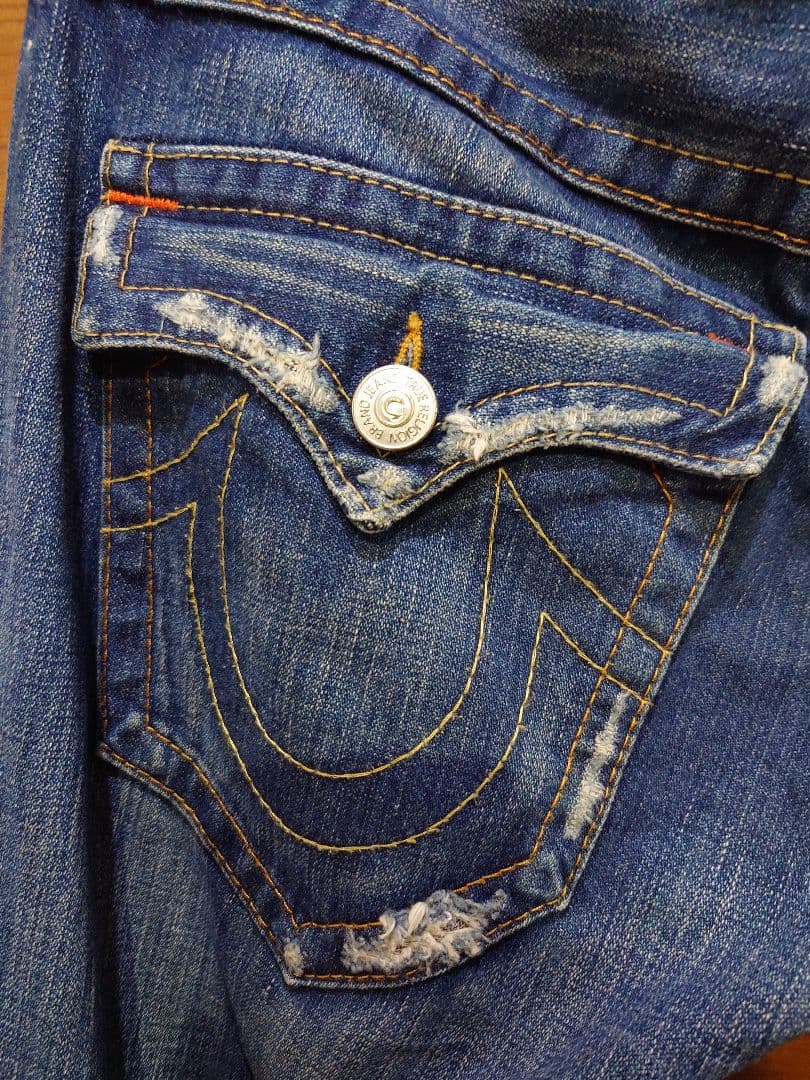 true religion＃803 ブーツカットデニム 31 希少 RELIGION サイズ TRUE