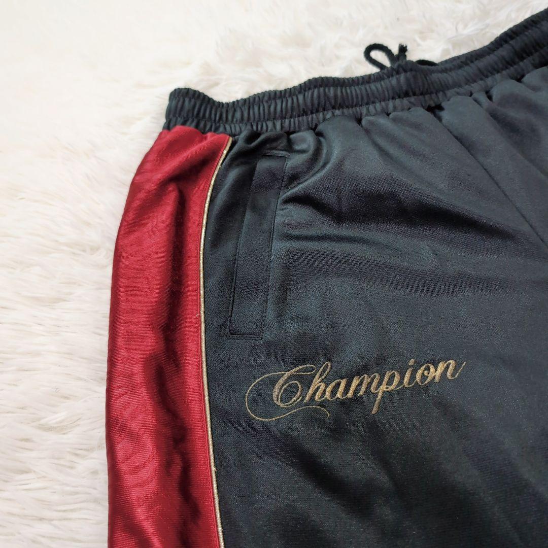 美品】希少魔裟斗モデル チャンピオン ジャージ 上下 刺繍 黒 赤 L
