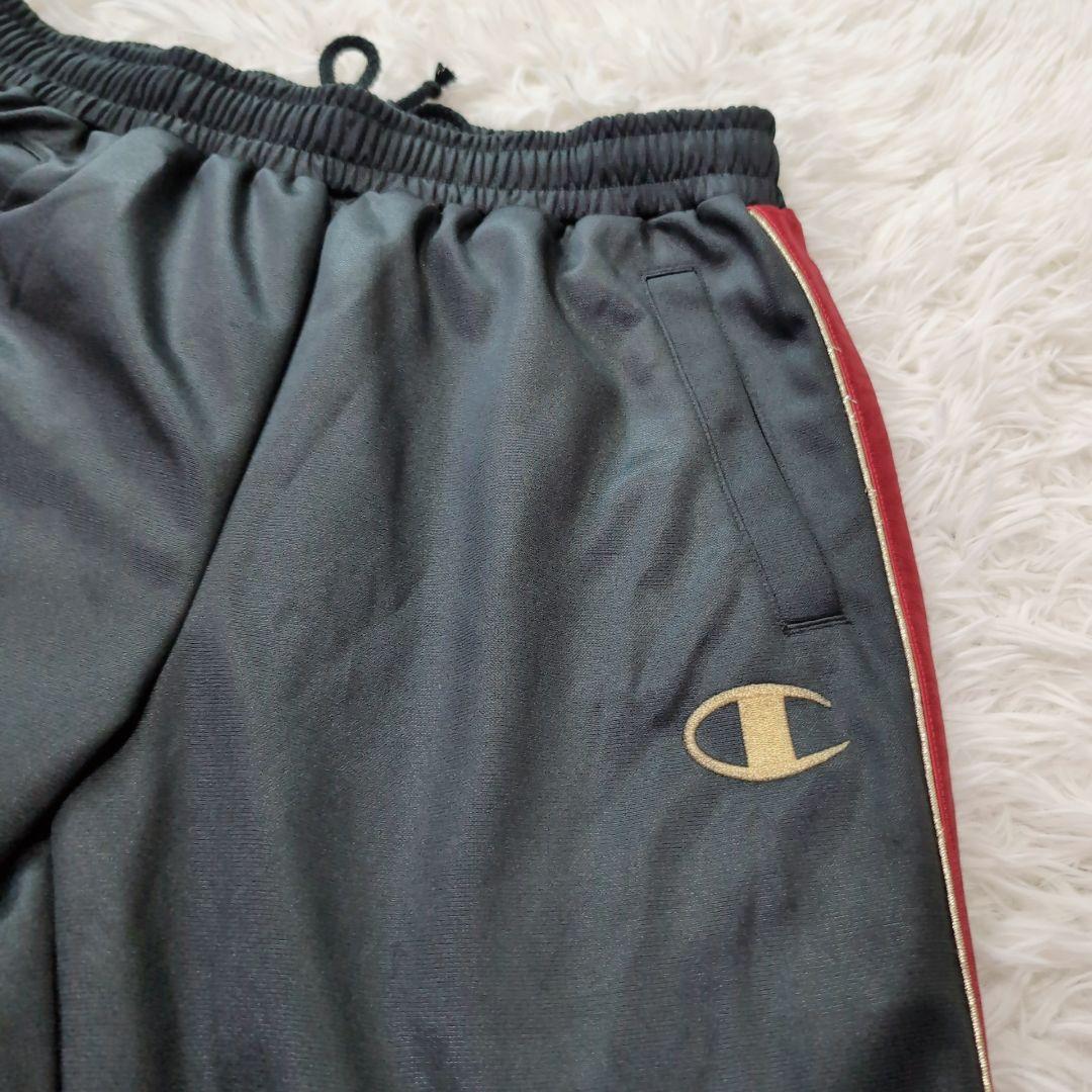 美品】希少魔裟斗モデル チャンピオン ジャージ 上下 刺繍 黒 赤 L