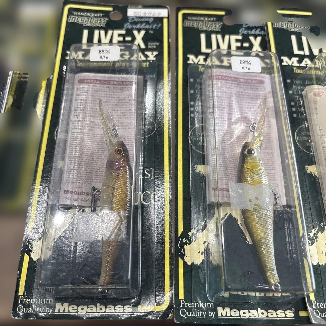 激安！メガバス セット DOG-X Jr. LIVE-X DEEP-X 引退の通販はau PAY