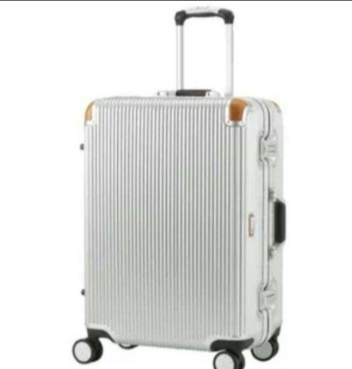 新品 キャリーケース スイスミリタリー シルバー スーツケース 64L スーツケース Mサイズ 4-6泊 キャリーケース スイスミリタリーシルバー